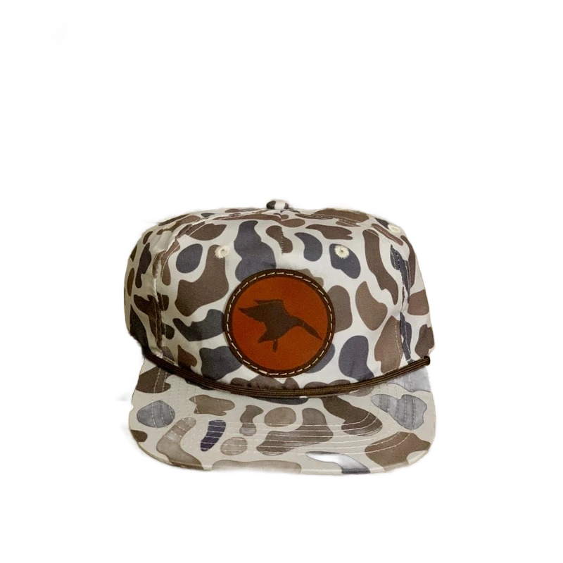 Camo Rope Hat with Shadow Duck Patch (3 colors)