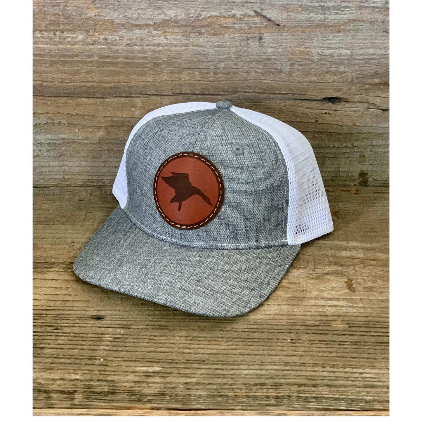 Shadow Duck Patch Solid Mesh Back Hats (3 colors)