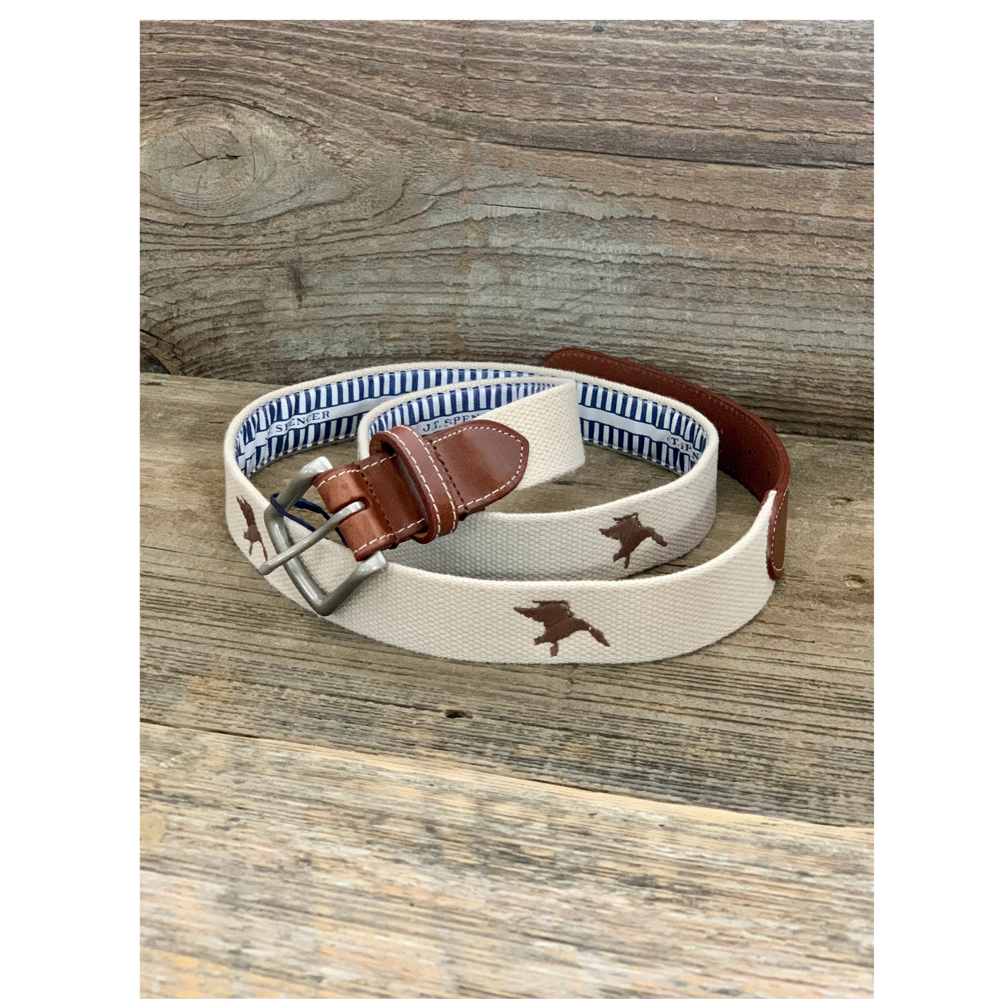 Youth EMHC JT Spencer Shadow Duck Belt Stone/Brown