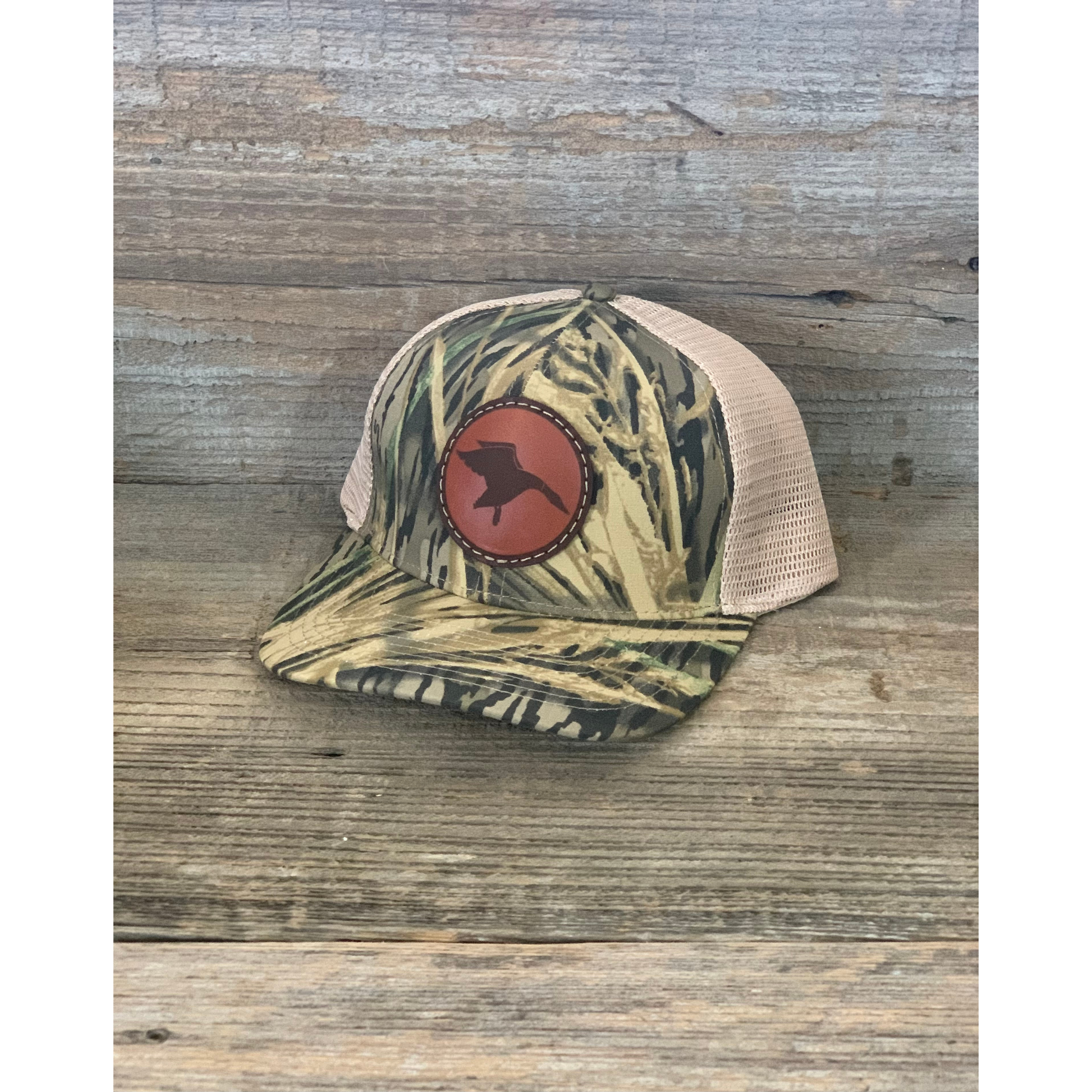 Bottomland Mossy Oak Shadow Duck Patch Hat (4 Colors) Shadow Grass/Tan
