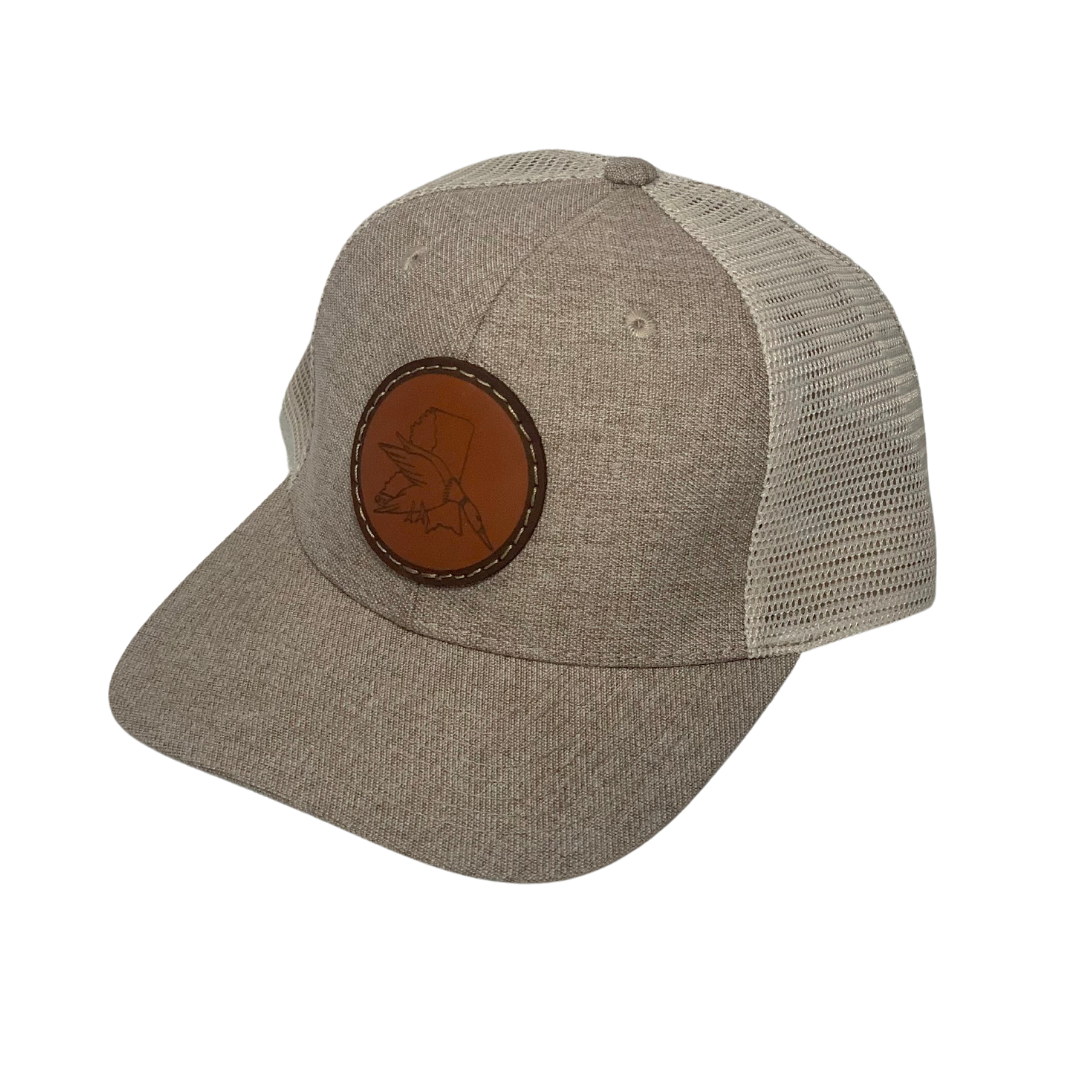 State Duck Patch Solid Mesh Back Hats Mississippi (6 colors)