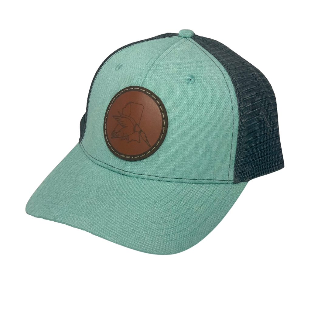 State Duck Patch Solid Mesh Back Hats Mississippi (6 colors)