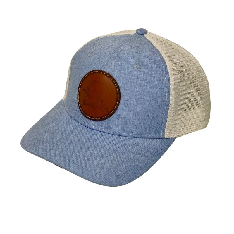 State Duck Patch Solid Mesh Back Hat - Mississippi