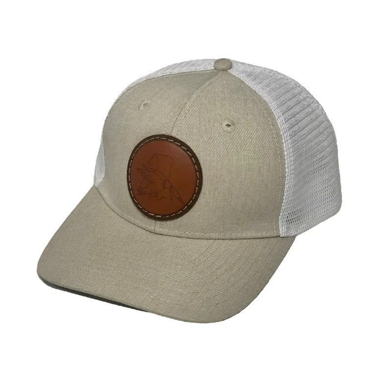State Duck Patch Solid Mesh Back Hat - Mississippi