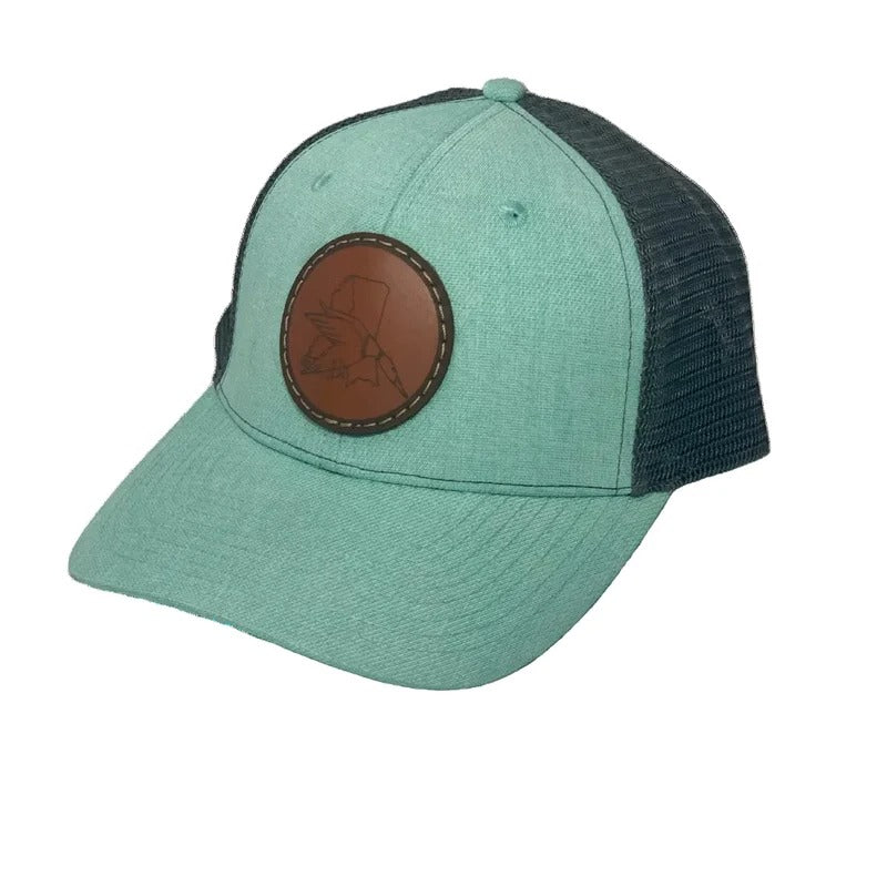 State Duck Patch Solid Mesh Back Hat - Mississippi