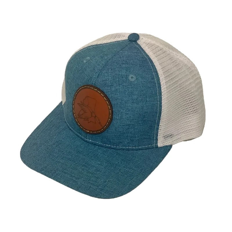 State Duck Patch Solid Mesh Back Hat - Mississippi