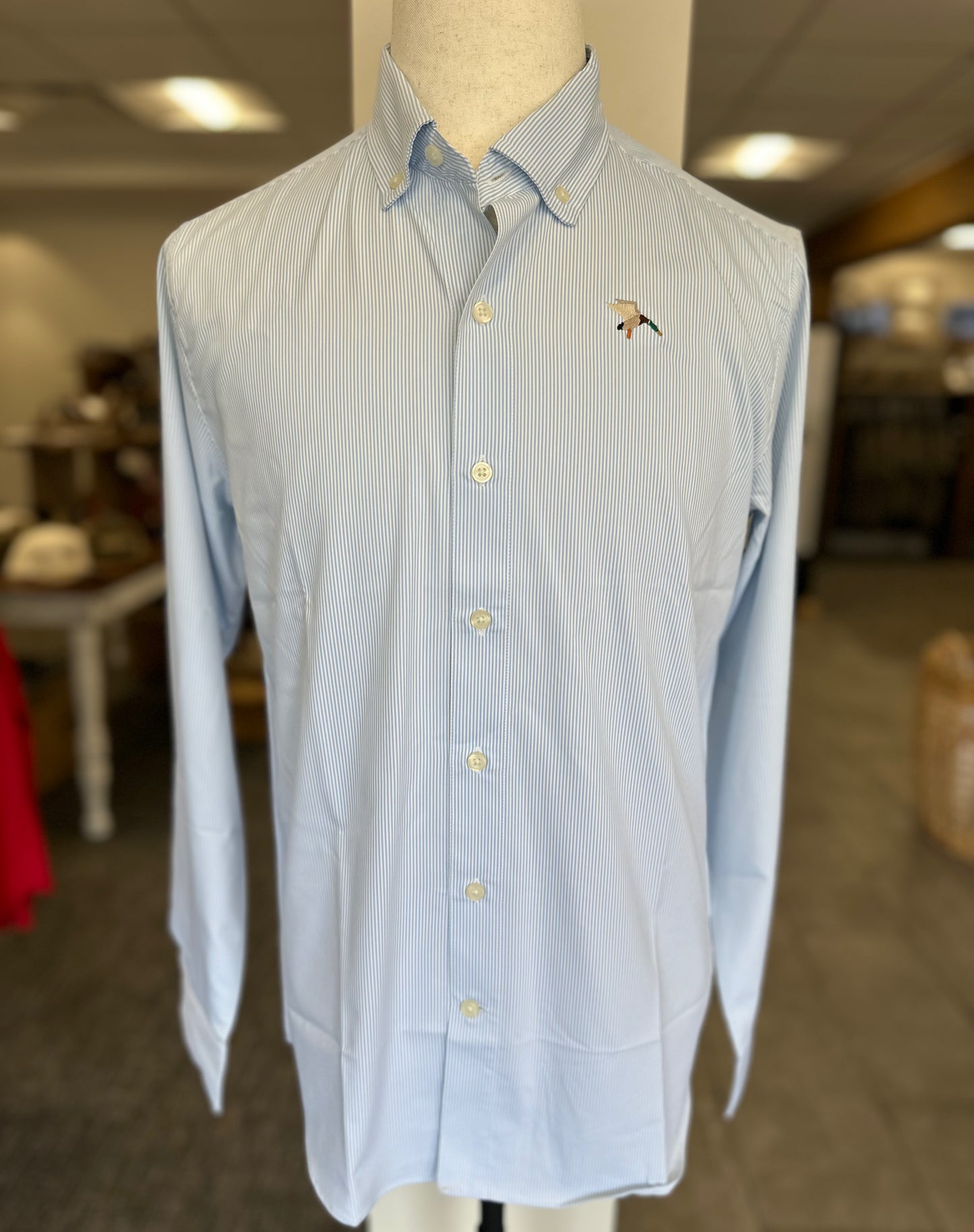 Cutter and Buck Skyline Pinstripe Men’s Shirt