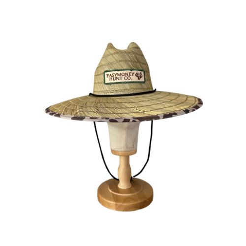 Straw Hat with Slough Camo