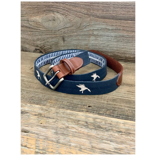 EMHC Shadow Duck Belt Navy/Tan