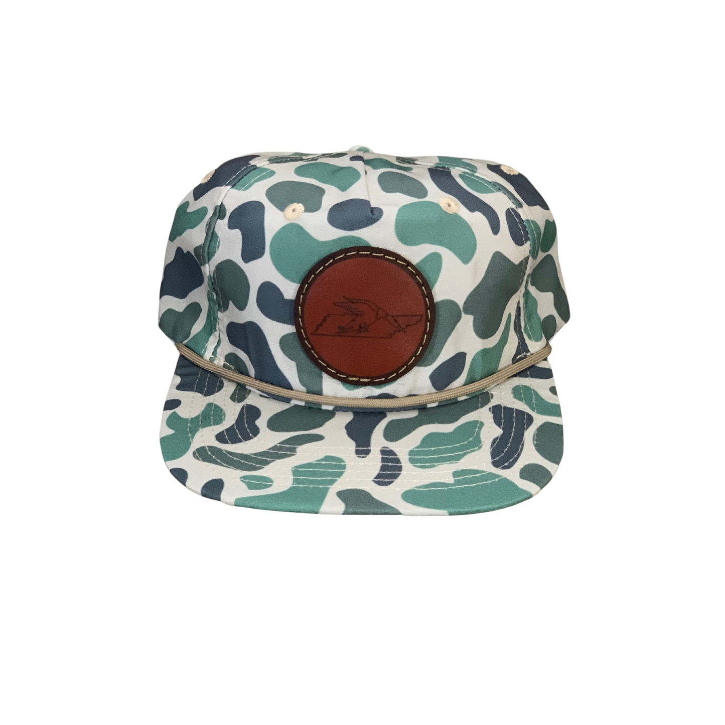 Camo Rope Hat with Tennessee Leather Duck Patch (3 colors) – EASYMONEY